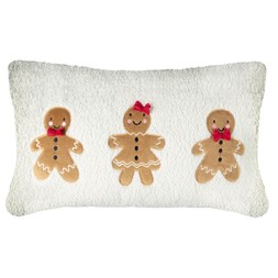 BOUCLE GINGERBREAD CUSHION £8 (437001)