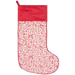 BURGUNDY FOLIAGE STOCKING £5 (436458)