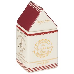 CHRISTMAS CARTON CANDLE MULLED WINE £4 (436133)