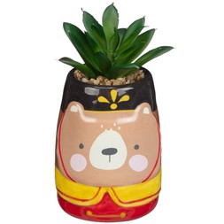 CHRISTMAS SUCCULENTS BEAR £2 (413340)