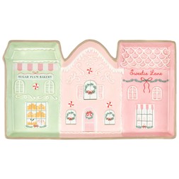 COLOURED HOUSE PLATTER £6 (437455)