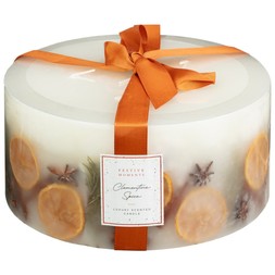 EXTRA LARGE 4KG FILLED CANDLE - SPICED CLEMENTINE £25 (424065)
