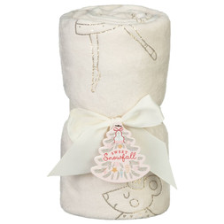 FOIL PRINTED FESTIVE THROW £6 (436987)