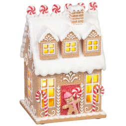 LIGHT UP LARGE GINGERBREAD HOUSE £10 (413336)