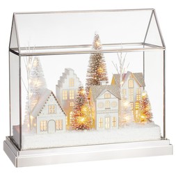 LIGHT UP SCENE IN GLASS HOUSE £45 (426162)