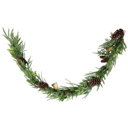 PINECONE GARLAND WITH BELLS £25 (437035)