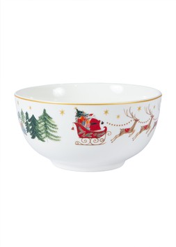 Nostalgia Sleigh China Bowl