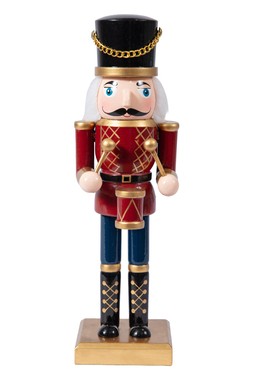 3Wooden nutcracker with drum