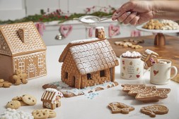North Pole ginger bread house