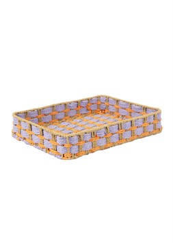 decoration tray pink and lilac set of 2, £29.99