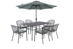 Lisbon 6 Seater Grey - £499