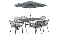 Lisbon 6 seater grey