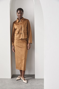Faux Suede Jacket £35