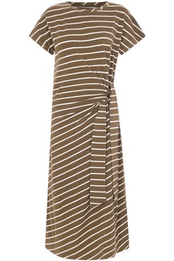 Striped Tie Detail Dress £25