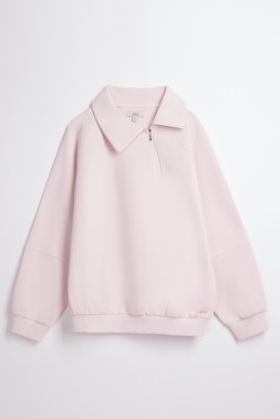 Asymmetrical Zip Detail Sweatshirt £22