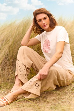 Shell T-Shirt with Bead Detail £16