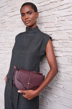 High Neck Sleeveless Top £20, Tailored Wide Leg Trousers £25 2