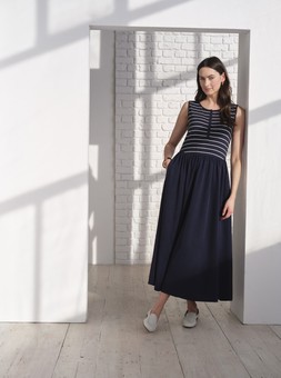Striped Midi Dress With Pockets £25