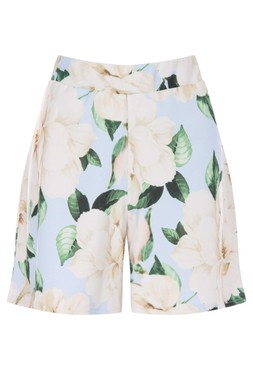 Womens Blue Floral Shorts £14