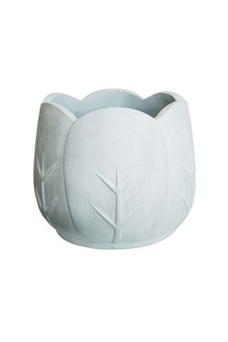 KEW OUTDOOR STONE PETAL BOWL PLANTER H36CM D43CM &pound;99.99