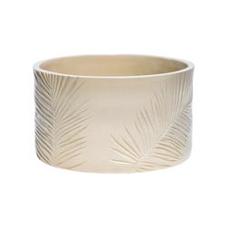 KEW STONEWARE SAGO PALM BOWL IVORY 24CM &pound;44.99
