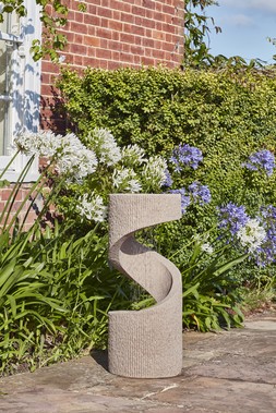 OUTDOOR SPIRAL WATER FEATURE SANDSTONE &pound;399.99