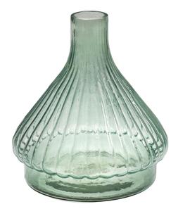 Airlie Ribbed Snowdrop Stem Vase Sage Green H16.5cm W16cm &pound;17.99