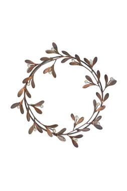 Antique Gold Mistletoe Wreath &pound;29.99