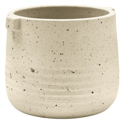 Aurora Terrazzo Handle Planter Oat H17cm D19cm &pound;34.99, H21cm D22cm &pound;44.99