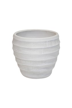 Beatrice White Planter H27cm D29cm &pound;39.99
