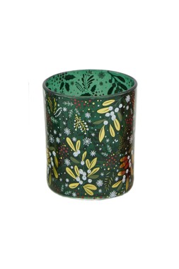 Berry Green Festive Candle Holder &pound;6.99