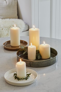 Bowen Candle Plate Moss H5cm D29cm &pound;24.99
