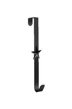 Christmas Black Star Wreath Hanger &pound;12.99