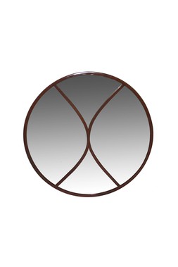 CIRCULAR OUTDOORMIRROR NATURAL RUST90CM &pound;189.99 (COMR90)