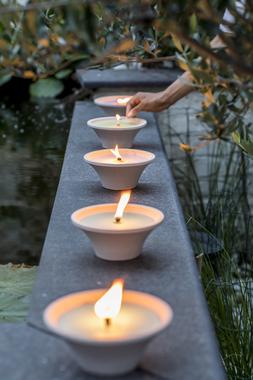 CITRONELLA WHITE DISH CANDLES &pound;7.99 each