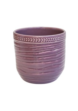 DELPHINE GARLAND RIM PLUM PLANTER H14CM D15CM £15.99