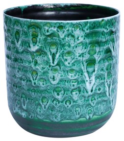 Emerald Reactive Glaze Planter H13cm D13cm &pound;12.99, H16cm D16cm &pound;16.99, H18cm D18cm &pound;19.99, H25cm D25cm &pound;34.99