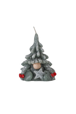 GNOME CANDLE GIRL SAGE H10CM £8.99