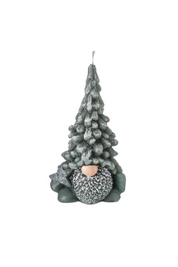 GNOME CANDLE TALL SAGE H15CM £12.99