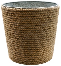 Jute Galvanised Steel Christmas Tree Bucket &pound;39.99