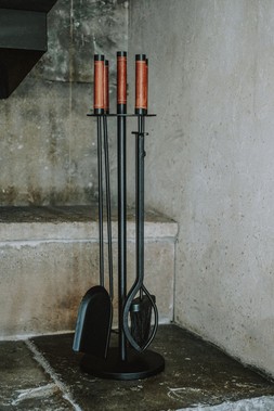 Leather Handle Fireside Companion Set &pound;149.99