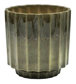 Lugano Scalloped Green Reactive Planter H13cm D13cm &pound;12.99, H16cm D16cm &pound;17.99