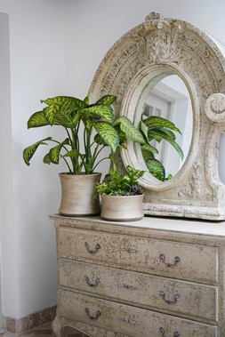 Luxe Bowl White Gold H14cm D24cm &pound;24.99, Luxe Planter White Gold H28cm D28cm &pound;39.99