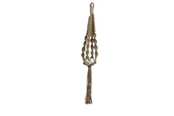 Macrame Plant Hanger Natural H110cm &pound;18.99