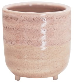 Morganite Reactive Glaze Planter With Foot H7cm D7cm &pound;5.99