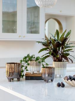 Neve Dark 3 Leg Planter H15cm D14cm &pound;19.99, Neve Dark 3 Leg Planter H19cm D17cm &pound;29.9, Neve Neutral 3 Leg Planter H15cm D14cm &pound;19.99, Neve Neutral 3 Leg Planter H19cm D17cm &pound;29.99
