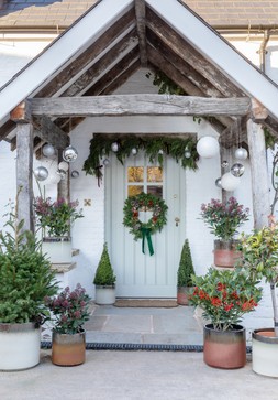 Outdoor Hazelton Pewter Ivory Planter H23cm D24cm &pound;24.99, Outdoor Hazelton Pewter Ivory Planter H32cm D37cm &pound;44.99
