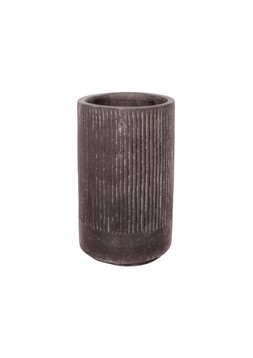 OUTDOOR HIDCOTE BLACK TERRACOTTA VASE PLANTER H53CM D36CM &pound;99.99 (OHBTVP36)
