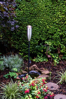 PREMIUM STAINLESS STEEL 150CM GARDEN TORCH IN DISPLAY CARTON OF 12 &pound;34.99