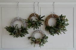 Rattan Wreath Natural Diam 50Cm &pound;39.99